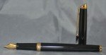 Waterman Paris Hemisphere Gloss Black & Gold Fountain Pen