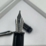 Narwhal Nautilus Fountain Pen - Cephalopod Black