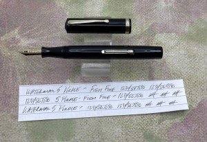 Waterman 5 Purple Fountain Pen - Fine Point