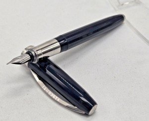 Visconti Michelangelo Fountain Pen - Black/Blue Palette