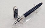 Visconti Michelangelo Fountain Pen - Black/Blue Palette