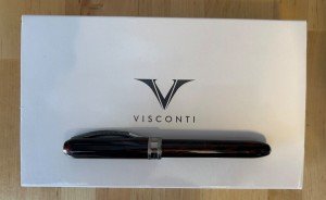 Visconti Comedia Fountain Pen - Inferno Broad Nib