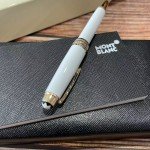 Montblanc Meisterstück White Platinum Classique Rollerball Pen
