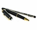 Montblanc Meisterstück Black Gold Rollerball Pen