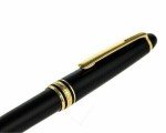 Montblanc Meisterstück Black Gold Rollerball Pen
