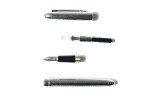 Elegant Silver Stainless Steel Fountain Pen
