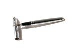 Elegant Silver Stainless Steel Fountain Pen