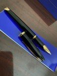 Waterman Carene Glossy Black & Gold Rollerball Pen