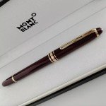 Montblanc Meisterstück 163 Burgundy Gold Rollerball Pen