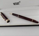 Montblanc Meisterstück 163 Burgundy Gold Rollerball Pen