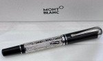 Montblanc Classique Black Silver Luxury Rollerball Pen