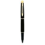 Waterman Hemisphere Black Lacquer & Gold Rollerball Pen