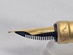 Visconti Black Opera Gold Fountain Pen - Medium Nib