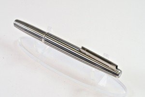 18K Gold Nib PLATINUM Pocket Pen with Steel Cap