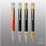 PARKER Duofold Prestige Blue Chevron Ballpoint Pen
