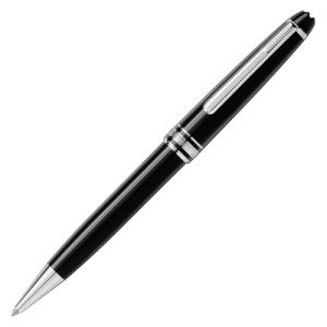 MontBlanc Meisterstuck Platinum Classique Ballpoint Pen in Black