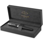 PARKER Sonnet Matte Black Fountain Pen with Trim