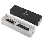 Parker Urban Black Fountain Pen with Gold Trim