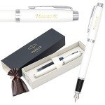 Kizamu Custom White PARKER IMCT Fountain Pen