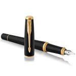 Parker Urban Black Fountain Pen with Gold Trim
