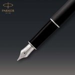 PARKER Sonnet Matte Black Fountain Pen with Trim
