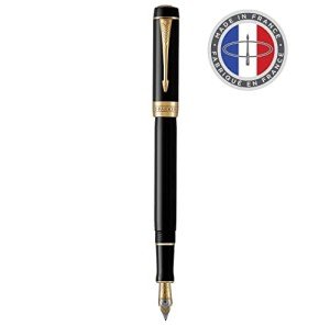 Parker Duofold Centennial Fountain Pen - Classic Black