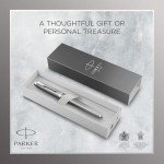 PARKER IM Grey Gradient Fountain Pen with Chrome Trim