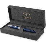 PARKER Sonnet Blue Lacquer Fountain Pen, Medium Nib