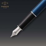 PARKER Sonnet Blue Lacquer Fountain Pen, Medium Nib