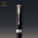 PARKER Sonnet Matte Black Fountain Pen with Trim