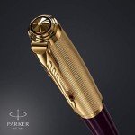 PARKER 51 Deluxe Fountain Pen - Plum & Gold