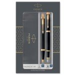 Parker IM Duo Black & Gold Pen Gift Set