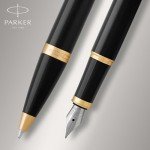 Parker IM Duo Black & Gold Pen Gift Set