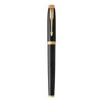 PARKER IM Premium Black Fountain Pen, Fine Nib