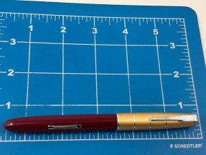 Vintage Waterman Taperite Fountain Pen with Gold Nib