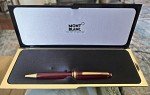 Montblanc Meisterstück Gold-Plated Red Ballpoint Pen