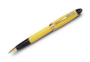 Aurora Ipsilon Yellow Rollerball Pen