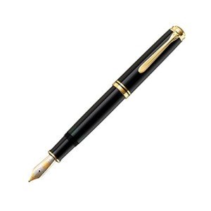 Pelikan M1000 Black Fountain Pen, Medium Point