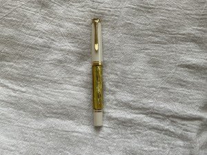 Pelikan Tortoise Barrel Rollerball Pen - White Cap