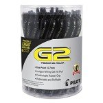 Pilot G2 Premium Gel Pens - Black Ink, 36 Count