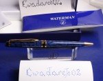 Waterman EXPERT Blue Marble Ballpoint Pen