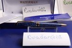 Waterman EXPERT Blue Marble Ballpoint Pen