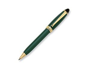 Aurora Ipsilon Green Resin Ballpoint Pen