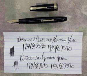 Waterman Hundred Year 14k Medium Flex Pen
