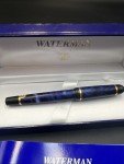 Elegant Waterman Phileas Blue Marble Ballpoint Pen