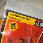 24k Gold Plated Montblanc Style Pen Set