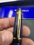 Elegant Waterman Phileas Blue Marble Ballpoint Pen