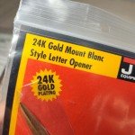 24k Gold Plated Montblanc Style Pen Set