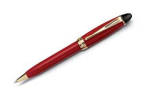 Aurora Ipsilon Red Resin Ballpoint Pen