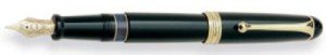 Aurora 88 Large Italic Medium Fountain Pen - Gold Trim